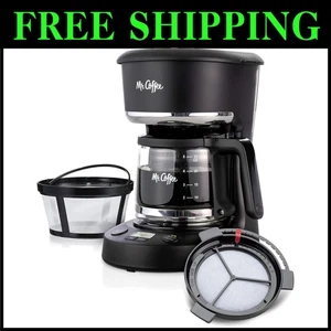 5-Cup Programmable Coffee Maker with Auto Pause - Perfect for Compact Kitchens - Picture 1 of 8