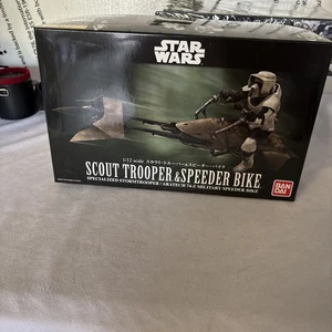 Bandai 1/12 Scout Trooper Speeder Bike - Picture 1 of 9