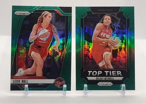 Lexie Hull - 2024 Panini Prizm WNBA Green + Kelsey Mitchell Green Prizm Top Tier - Picture 1 of 3