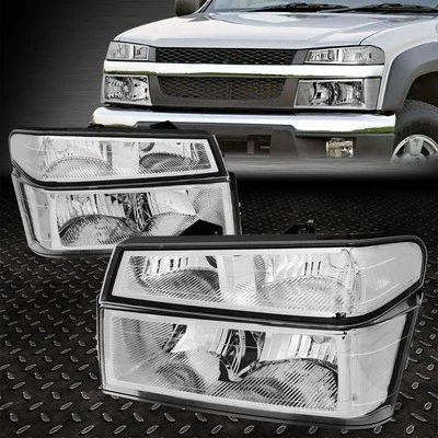 PARA 04-12 COLORADO CANYON CARCASA CROMADA FARO ESQUINERO TRANSPARENTE PARACHOQUES FARO Foto 1 de 4