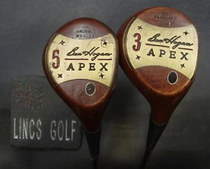 Set of 2 Ben Hogan Apex R33031 3+5 Woods Regular Steel Shafts Ben Hogan Grips - Picture 1 of 6