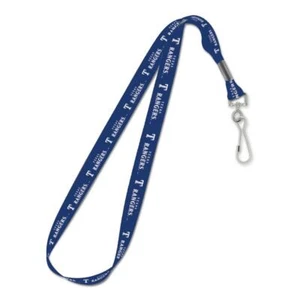 Texas Rangers 3/4 Inch Lanyard [NEW] MLB Key Chain Ring ID Badge Strap - Picture 1 of 1