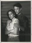 1989 Press Photo Melissa Gilbert and Scott Valentine in A Matter of Trust.