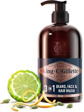 King C. Gillette Beard and Face Wash, 350Ml