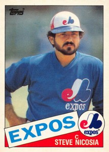 Steve Nicosia 1985 Topps Traded Baseball card #87T Montreal Expos