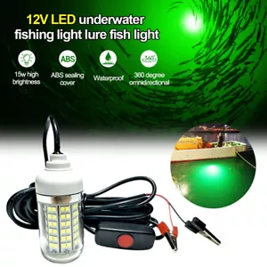 12V 108 LED Angellicht Unterwasser Tauchbar Crappie Shad Tintenfisch Nachtlampe - Bild 1 von 9