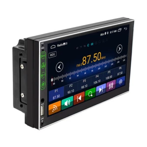 7" Android 10.1 Double 2 DIN Car MP5 Player Bluetooth Stereo Radio SD/FM/USB/AUX - Foto 1 di 10