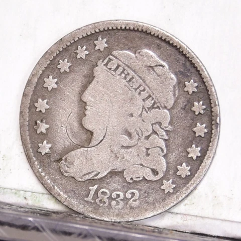 1832 Half Dime - Good Details, Circle Scratch (49248-L) Cover