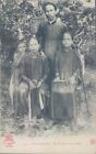 COCHINECHINA leading citizen and family 1910s PC