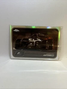 2024 Topps Chrome F1 Andrea Kimi Antonelli rifrattore seppia SP Rookie RC Mercedes - Foto 1 di 2