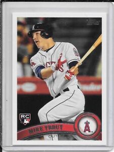 2011 Topps Update Mike Trout RC Rookie #US175 Los Angeles Angels