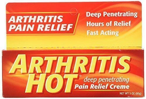 Arthritis Hot Pain Relief Creme Deep Penetrating Hours of Relief Fast Acting 3oz - Image 1 of 1