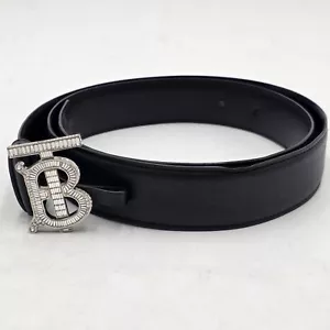 Burberry Men's Leather Belt Size L ( Pre-Owned ) - Picture 1 of 11