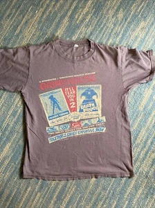 Vintage GRINDHOUSE M Death Proof Planet Terror Tarantino Movie Shirt Promo - Picture 1 of 7
