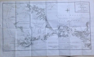 GENERAL MAP OF CRIMEA AND TAMAN ISLAND BLACK SEA ОБЩАЯ КАРТА ПРЕСТУПЛЕНИЯ 1809 - Picture 1 of 3