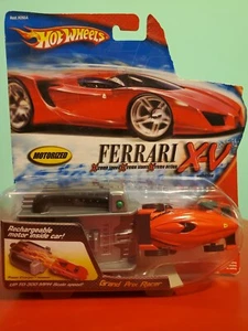 HOT WHEELS RED FERRARI X-V MOTORIZED POWER CHARGER BOOSTER GRAND PRIX RACER - Picture 1 of 2