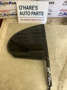 2002-2004 Jaguar S-Type Rear drivers side back door quarter 1/4 window - Picture 1 of 4