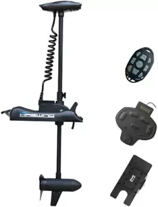 Black Haswing 12V 55LBS 54"Trolling Motor&Foot Control&Quick Release Bracket - Picture 1 of 12