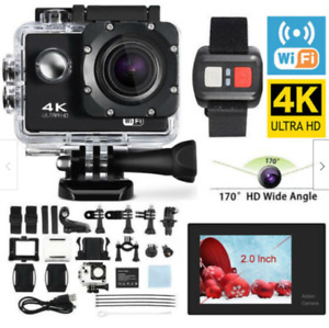 4K UHD Sportkamera Action Cam Kamera Wasserdicht 30M WiFi 170 Weitwinkelobjektiv