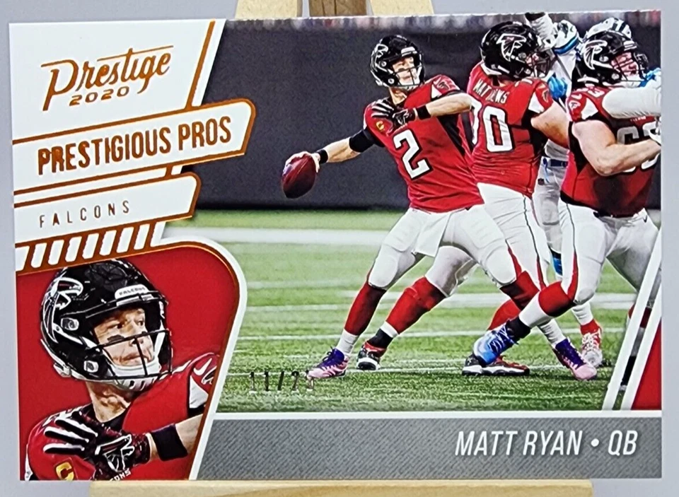 Matt Ryan 2020 Panini Prestige Prestigious Pros Xtra Points Orange /25 #PP-MR - Image 1 of 3