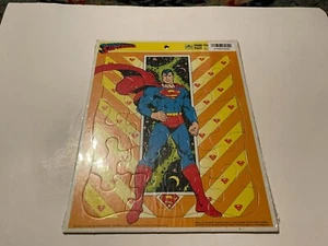 SUPERMAN  GOLDEN FRAME TRAY JIGSAW PUZZLE DC COMICS - RARE HERO CLARK KENT - Picture 1 of 1