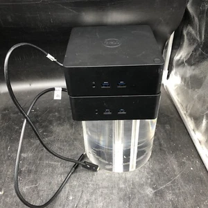 LOT OF 2 DELL K16A THUNDERBOLT DOCKING STATION DOCK USB-C - NO POWER ADAPTERS - Picture 1 of 6