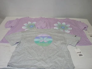 3-PACK LOT Hurley GIRLS KIDS SIZE 13-15 XL Boxy Tee T-Shirt Top Short Sleeve - Picture 1 of 3