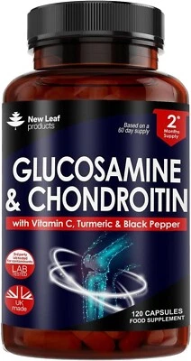 Glucosamine and Chondroitin High Strength - Enriched With Turmeric And Vitamin C