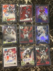 2020 PANINI CHRONICLES DRAFT PICKS AUTO, PARALLEL, BLUE, RED, GREEN ROOKIE CARDS