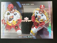 2000-01 Upper Deck MVP Excellence #ME7 Henrik Sedin/Daniel Sedin