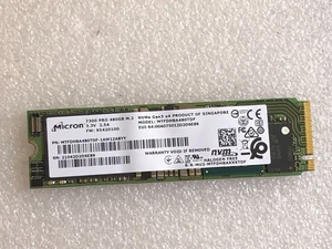 Micron MTFDHBA480TDF 7300 PRO 480GB NVMe Gen3 x4 M.2 2280 Solid State Drive SSD - Picture 1 of 3