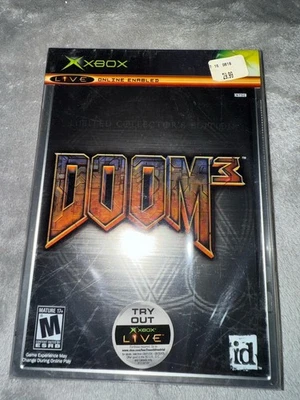 Doom 3: Limited Collector's Edition (Microsoft Xbox) Steelbook NEW SEALED - Image 1 of 3