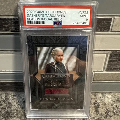 Game of Thrones 2020 Season 8 Costume Relic Daenerys Targaryen Dual Relic Psa 9 - Image 1 of 2
