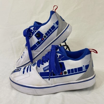 Zapatos de Skate Heelys R2-D2 Star Wars con Ruedas Juveniles Talla 2 Azul Blanco Con Cordones Foto 1 de 4
