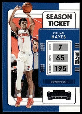 2021-22 Panini Contenders #78 Killian Hayes - Image 1 of 2