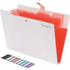 1pc A4 Expanding File Folder 5 Pocket Document Organizer Case - NEW