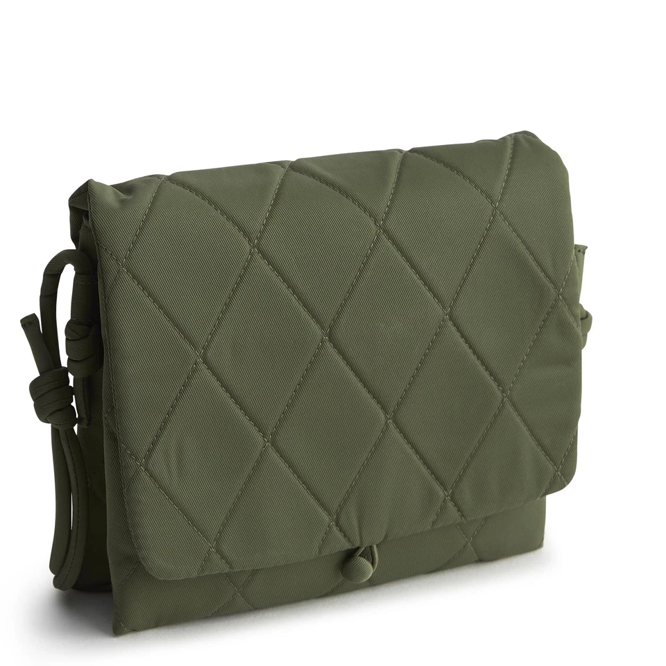 Vera Bradley Feminino Baird Hipster, Sarja Poliéster, Verde Bronze, Tamanho Único - Imagem 1 de 4