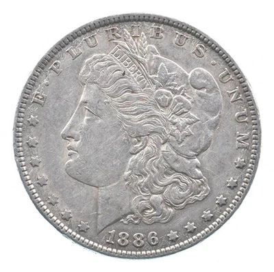 Mejor dólar de plata Morgan 1886 - 90% moneda de Estados Unidos - bonita moneda *995 Foto 1 de 3