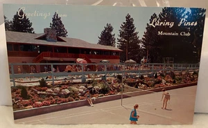 CALIFORNIA,-LURING PINES MOUNTAIN CLUB Vintage Postkarte - Bild 1 von 6