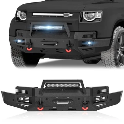 For 2020-2024 Landrover Defender 90 110 Front Bumper W/ Winch Plate&Sensor Holes - Image 1 of 4