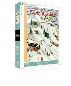 Sledding and Skiing 1000 piece puzzle - Picture 1 of 1
