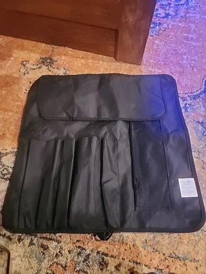 Pampered Chef Knife Roll Bag Pockets for Knives and Kitchen Utensils Never Used - Image 1 of 4
