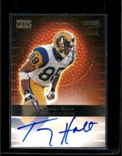 2000  Bowman Reserve Autographs # TH  Tory Holt  WR On Card Auto  St. Louis Rams