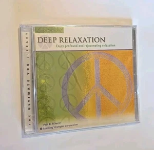 Paraliminal Deep Relaxation Audio CD Learning Strategies Paul R. Scheele NEW. - Bild 1 von 3
