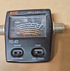 Nissei RS-40 SWR/Power Meter - 200 watt - Ham CB - Picture 1 of 4
