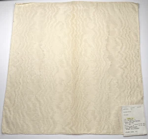 Telas Decorativas Tapicería Muestra 16" Cuadrado Poli Algodón Natural Tono sobre Tono - Imagen 1 de 12