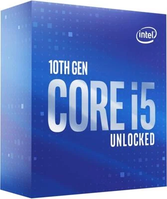 Procesador Intel Core i5-10600K de escritorio 6 núcleos hasta 4,8 GHz desbloqueado LGA1200 Foto 1 de 4