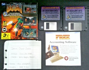 Doom 1994 Shareware PC Floppy Original Wizard Software Rare ID Software - Bild 1 von 3