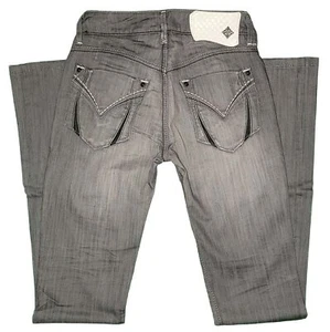 Women's Monarchy Collection "Sweet Jane" Bootcut Gray Jeans Size 24 - Picture 1 of 1