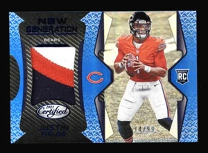 Justin Fields 2021 Certified New Generation RC Jersey 3 Color Patch 14/99 #NG-4 - Bild 1 von 2
